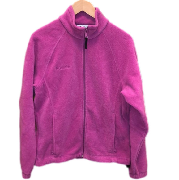Columbia Jackets & Blazers - Ladies Fleece Jacket, Columbia, Pink Raspberry, Size Medium NWOT
